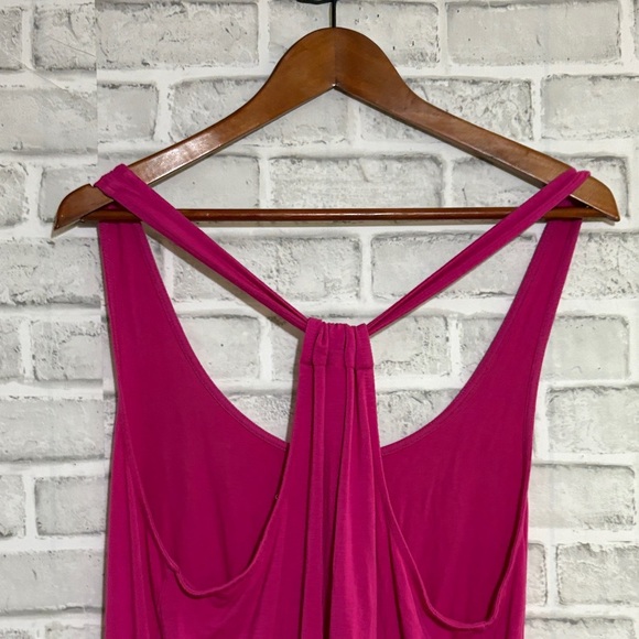 Old Navy Vibrant Pink Midi Dress, size XL - Picture 5 of 6